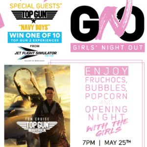 Poster for girls night out movie night